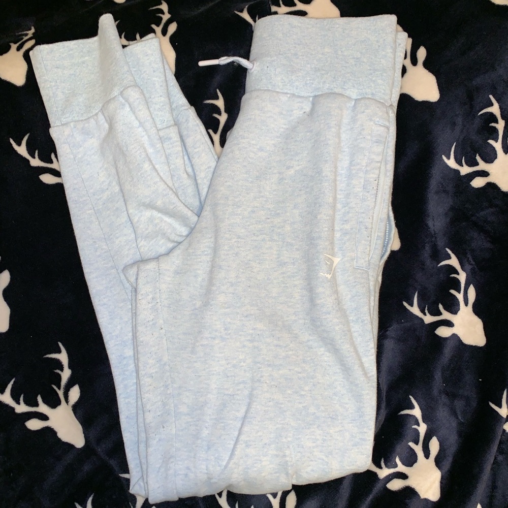Gymshark Ice blue high waist sweatpants